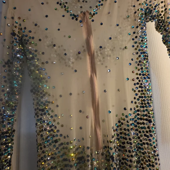 Elegant Sequin Embellished Jumpsuit